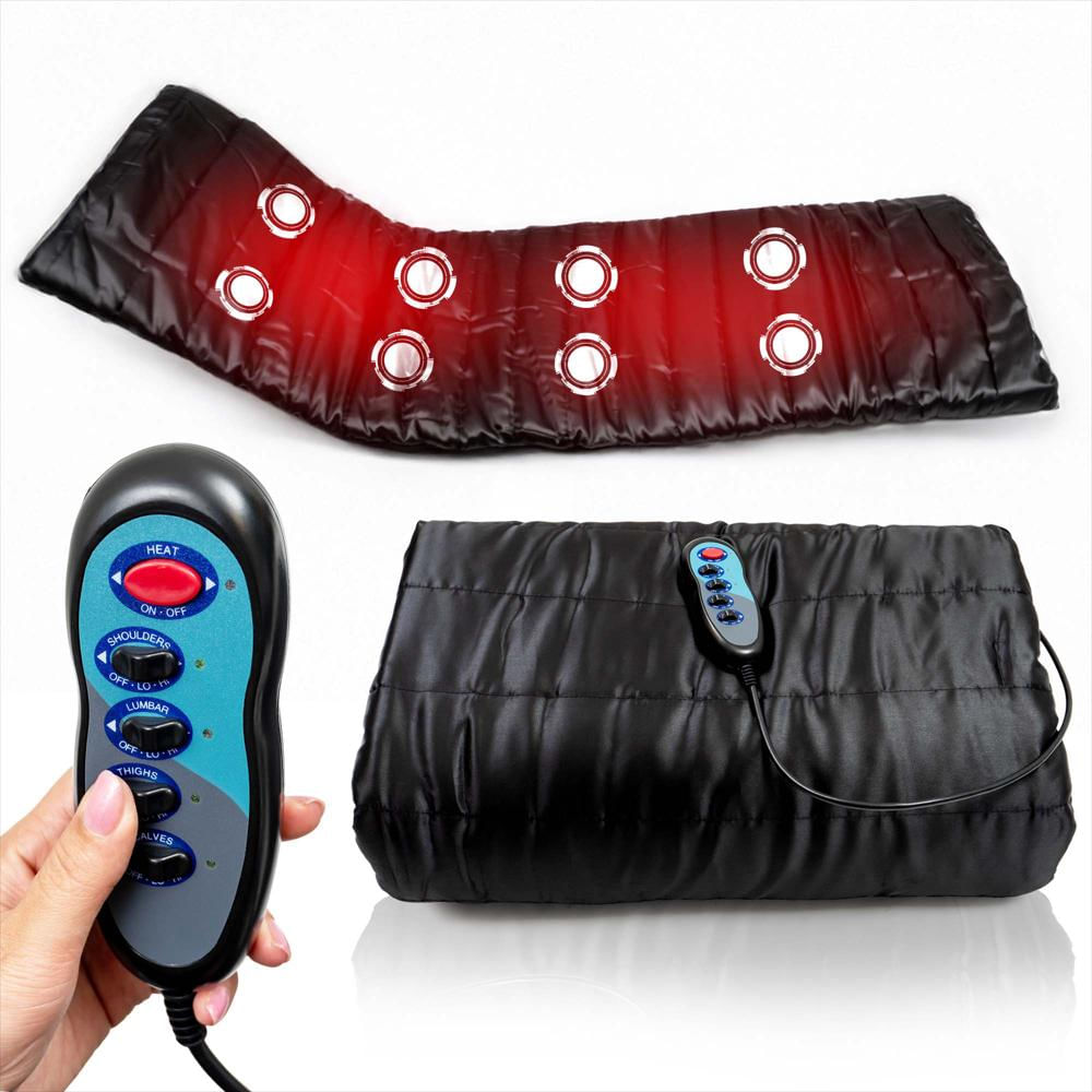 Colchoneta Eléctrica Masajeadora Vibratoria Calor Relajante - imagen 1