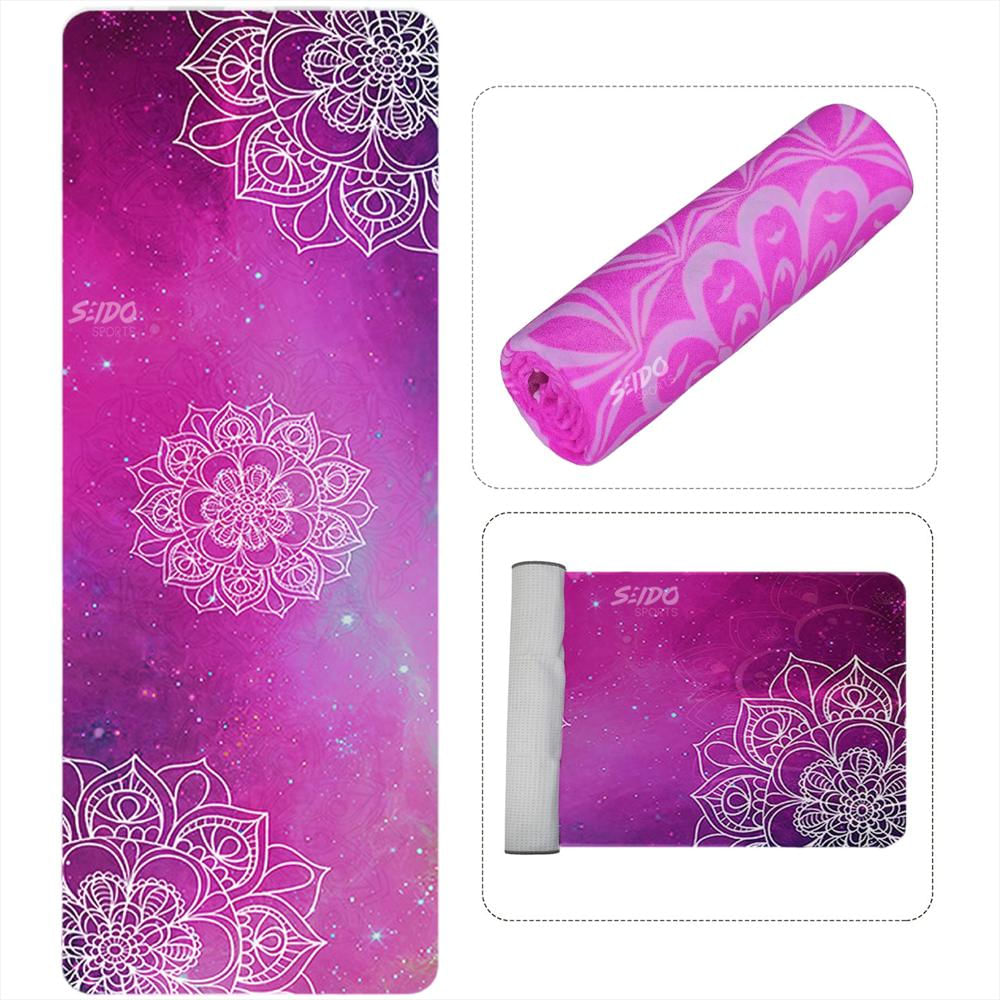 Toalla Yoga Antideslizante Mat Colchoneta Portatil Plegable - imagen 1