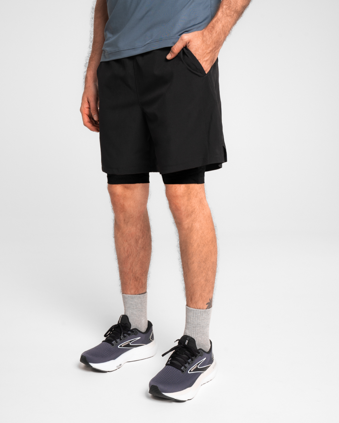 Pantaloneta Motion Negro - imagen 1