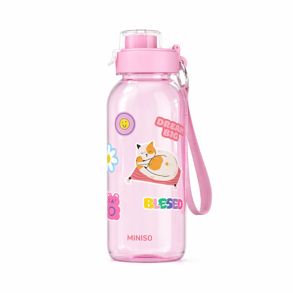 Botilito con Tapon Abatible y Correa 1100 Ml Serie Diy - imagen 1