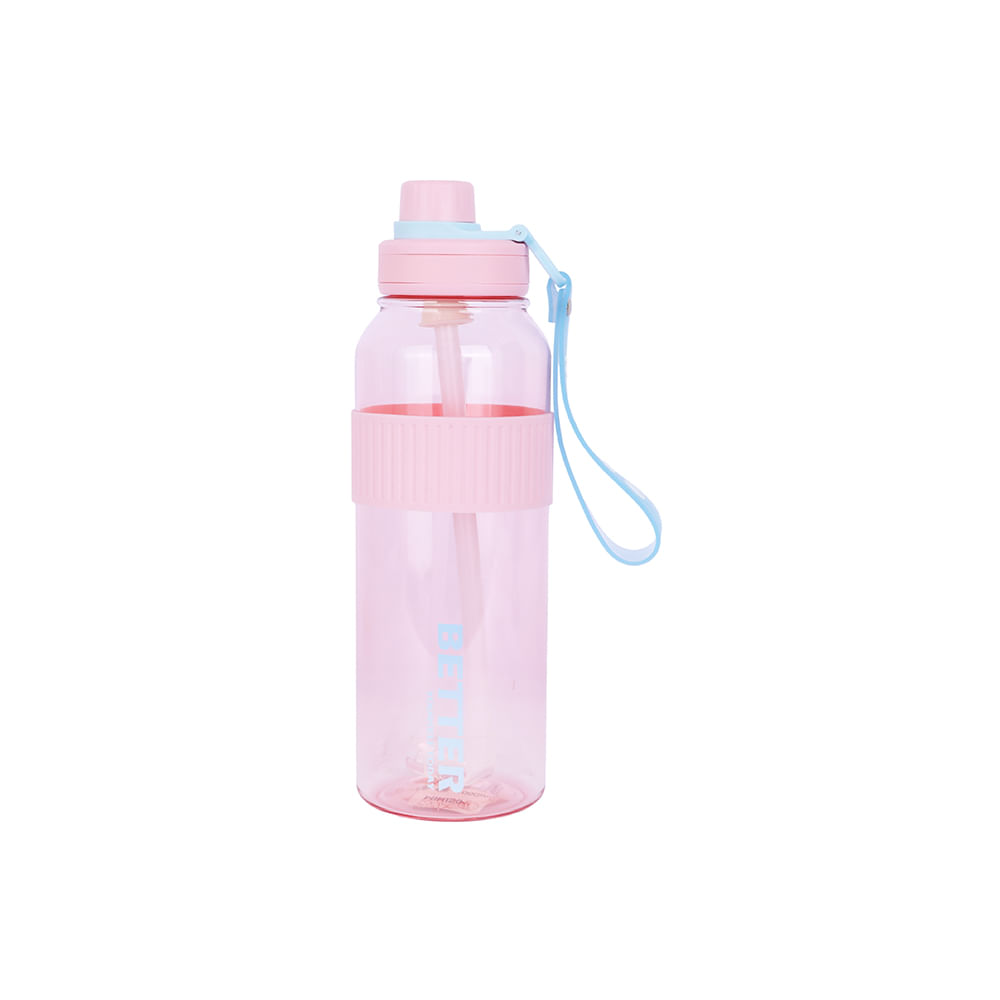 Botella Deportiva con Pitillo y Correa 1000 Ml - imagen 1