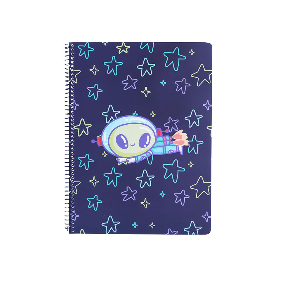 Cuaderno Argollado Alien Serie Vania Bachur - imagen 1