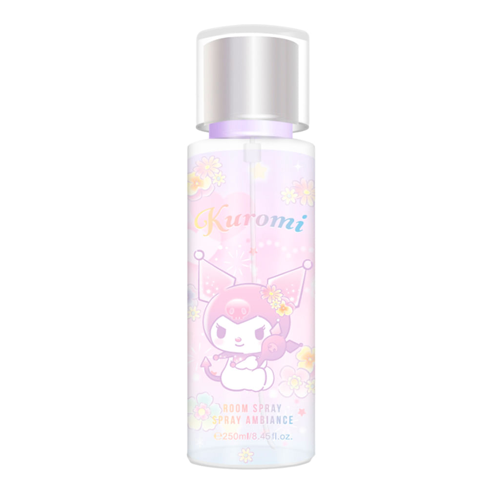 Ambientador en Spray 250 Ml Kuromi Serie Sanrio Flower Language - imagen 1