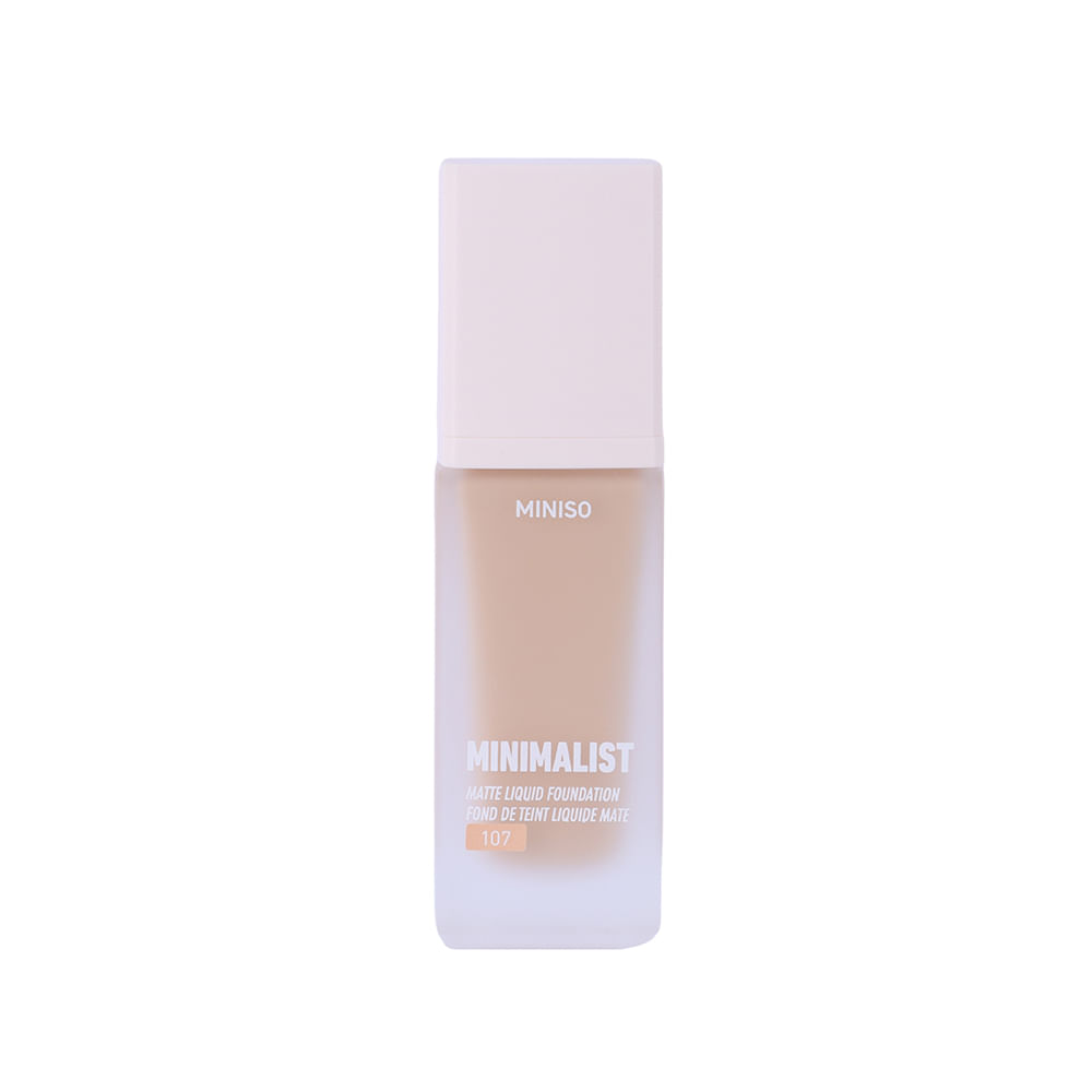 Base de Maquillaje Liquida Mate 107 Serie Minimalist - imagen 1
