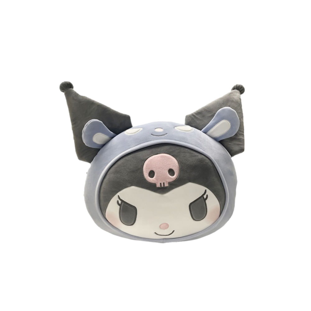 Almohada Cabeza de Kuromi Serie Sanrio - imagen 1