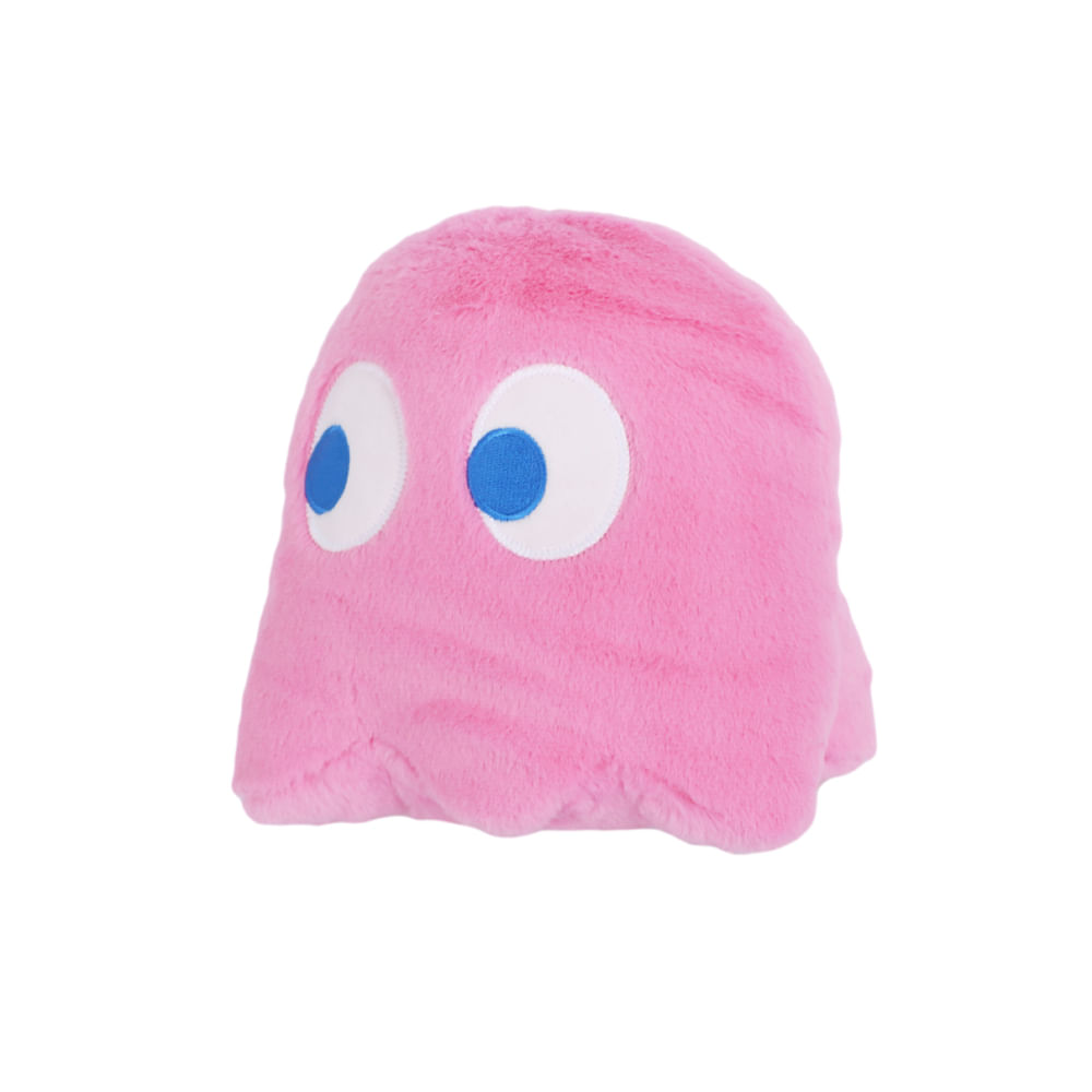 Peluche 8In Pinky Ghost Rosa Serie Pac Man - imagen 1