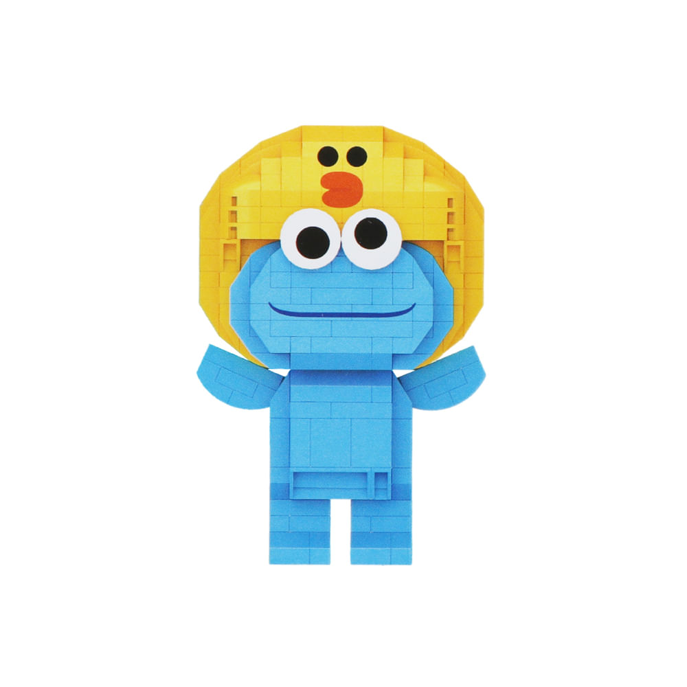 Bloques de Construccion Cookie Monster & Sally Serie Sesame Street - imagen 1