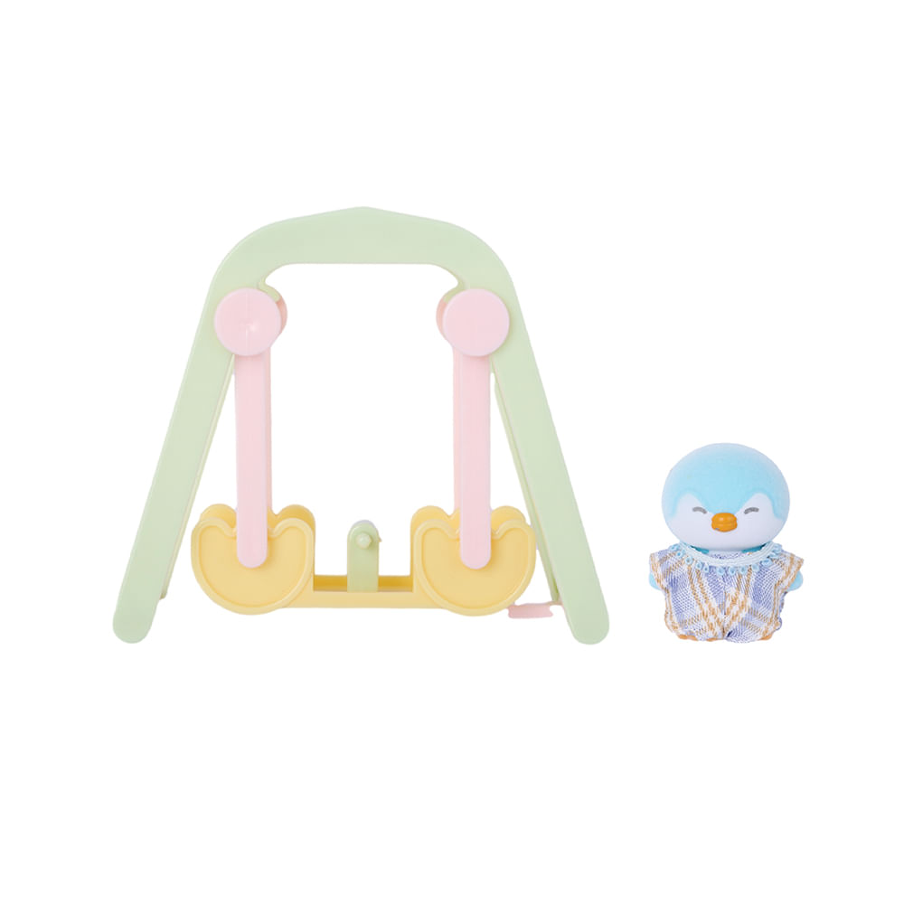 Peluche y Columpio Sr Miniso Serie Mini Family - imagen 1