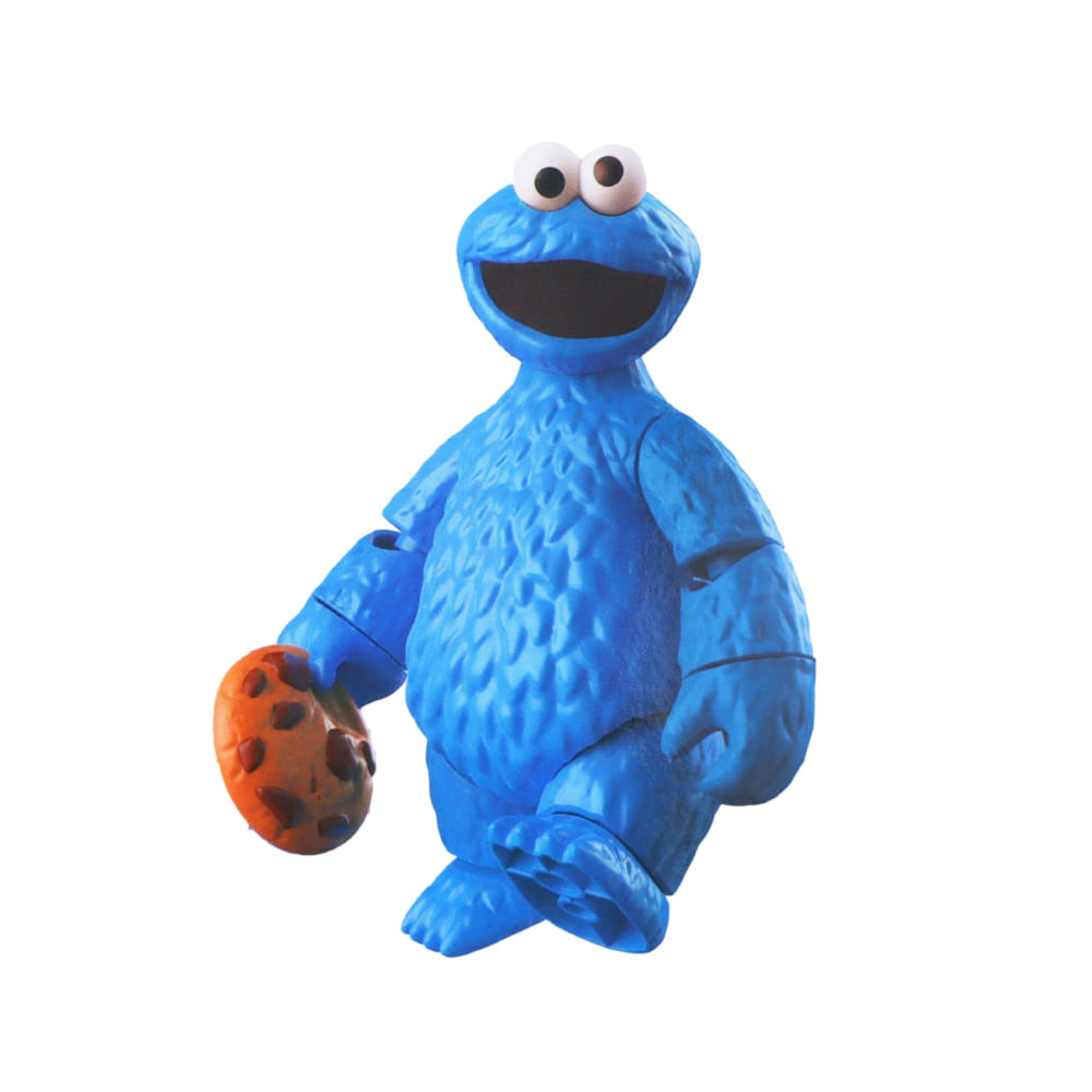 Bloques de Construccion Cookie Monster Serie Sesame Street - imagen 1