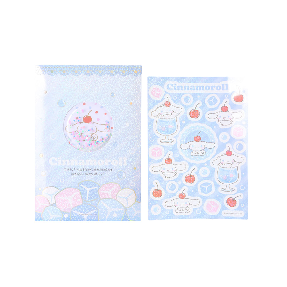 Agenda Tapa Dura 80 Hojas Serie Sanrio Colorful Summer Cinnamoroll - imagen 1