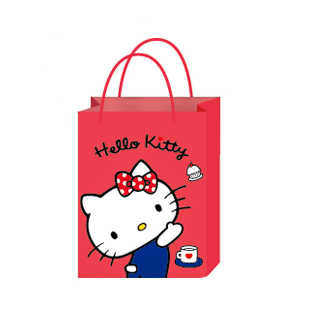 Bolsa de Regalo Pequeña Hello Kitty Serie Sanrio Rojo - imagen 1