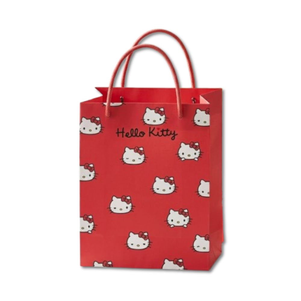 Bolsa de Regalo Mediana Hello Kitty Serie Sanrio Rojo - imagen 1