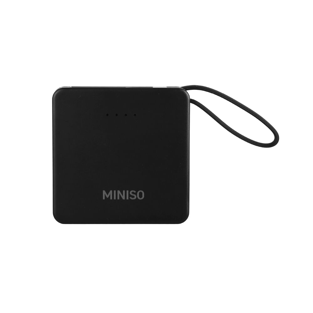 Bateria de Respaldo 2500Mah con Cables Negro - imagen 1