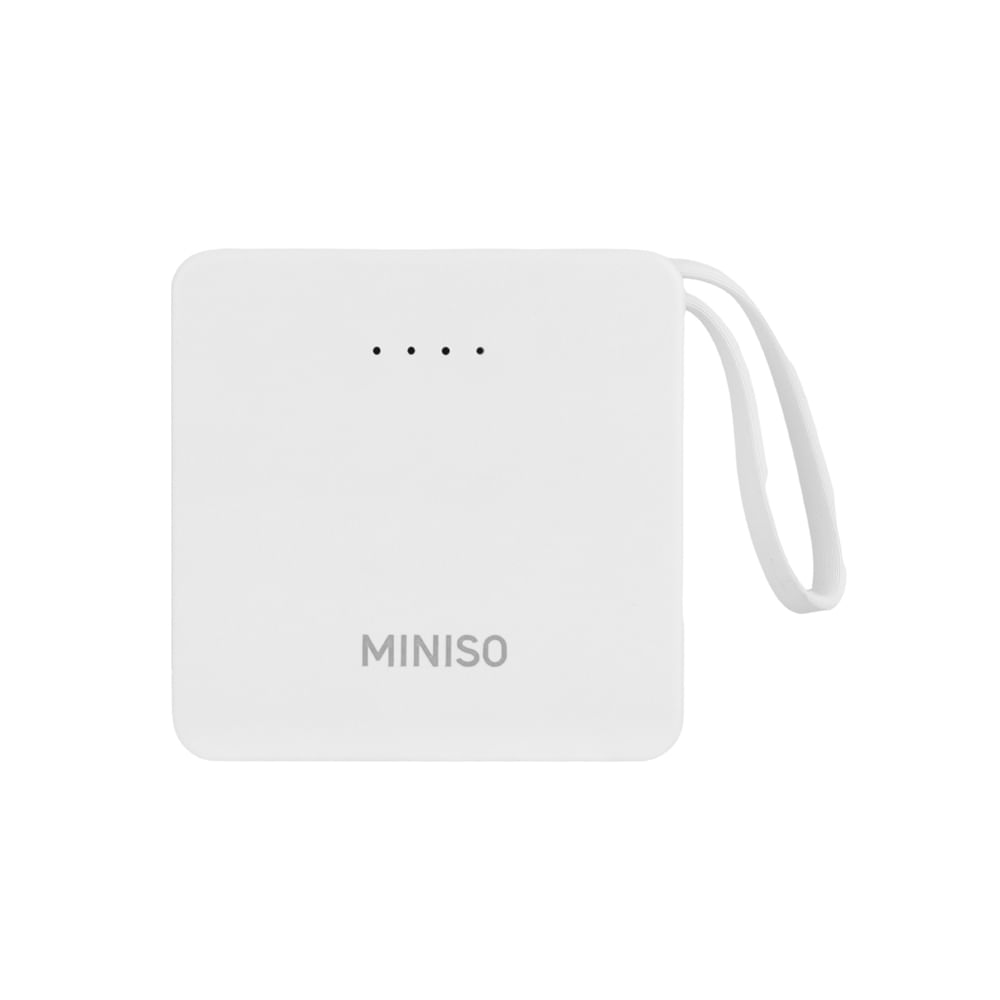 Bateria de Respaldo 2500Mah con Cables Blanca - imagen 1