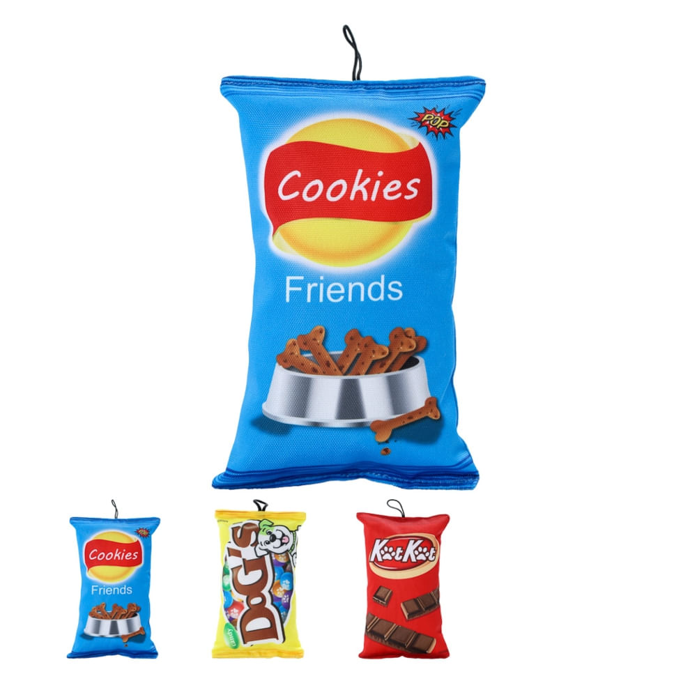 Juguetes para Mascotas Peluche con Sonido Serie Divertida Papas Fritas Miniso - imagen 1