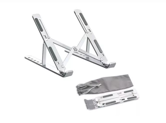 Base Para Pc Laptop Soporte Aluminio Flexible Epik Original - imagen 1