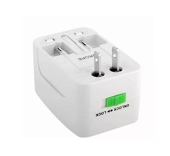 Convertidor Cargador Para 160 Paises Universal Viajero - imagen 1