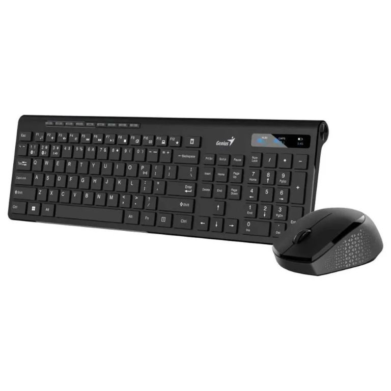 Combo de Teclado y Mouse Genius Ergonomicos Inalámbricos Slimstar 8230 Silencioso Bluetooth - imagen 1