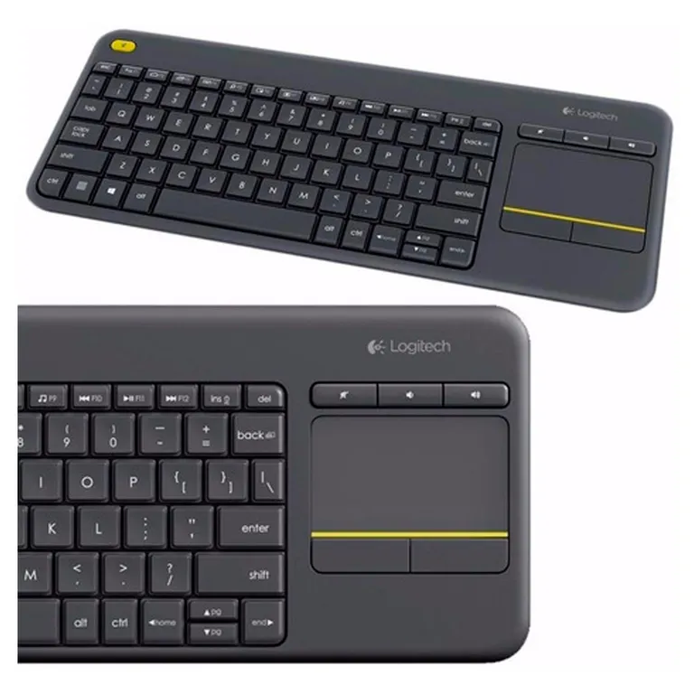 Logitech K400 Plus Teclado Inalambrico Touch Para Smart Tv - imagen 1
