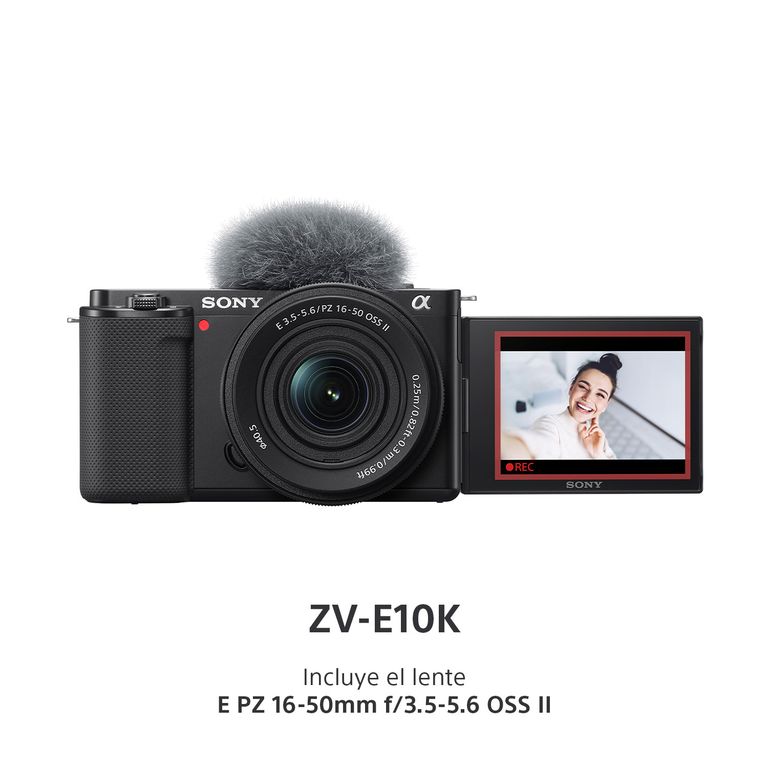 Cámara profesionales Sony de Lente Intercambiable Vloggers Zv-E10K - imagen 1