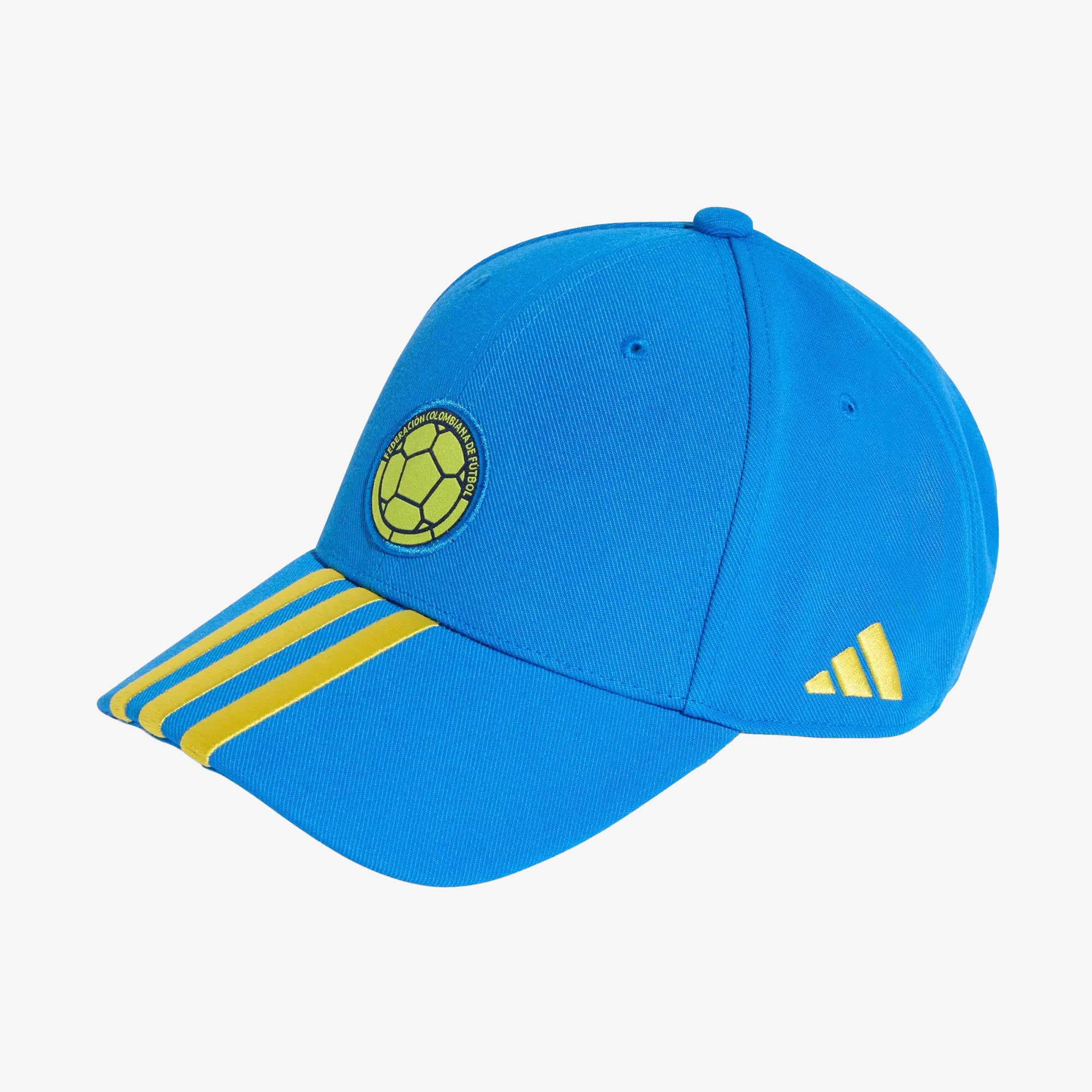 Gorra Adidas Fútbol Colombia Unisex Azul Amarillo - imagen 1