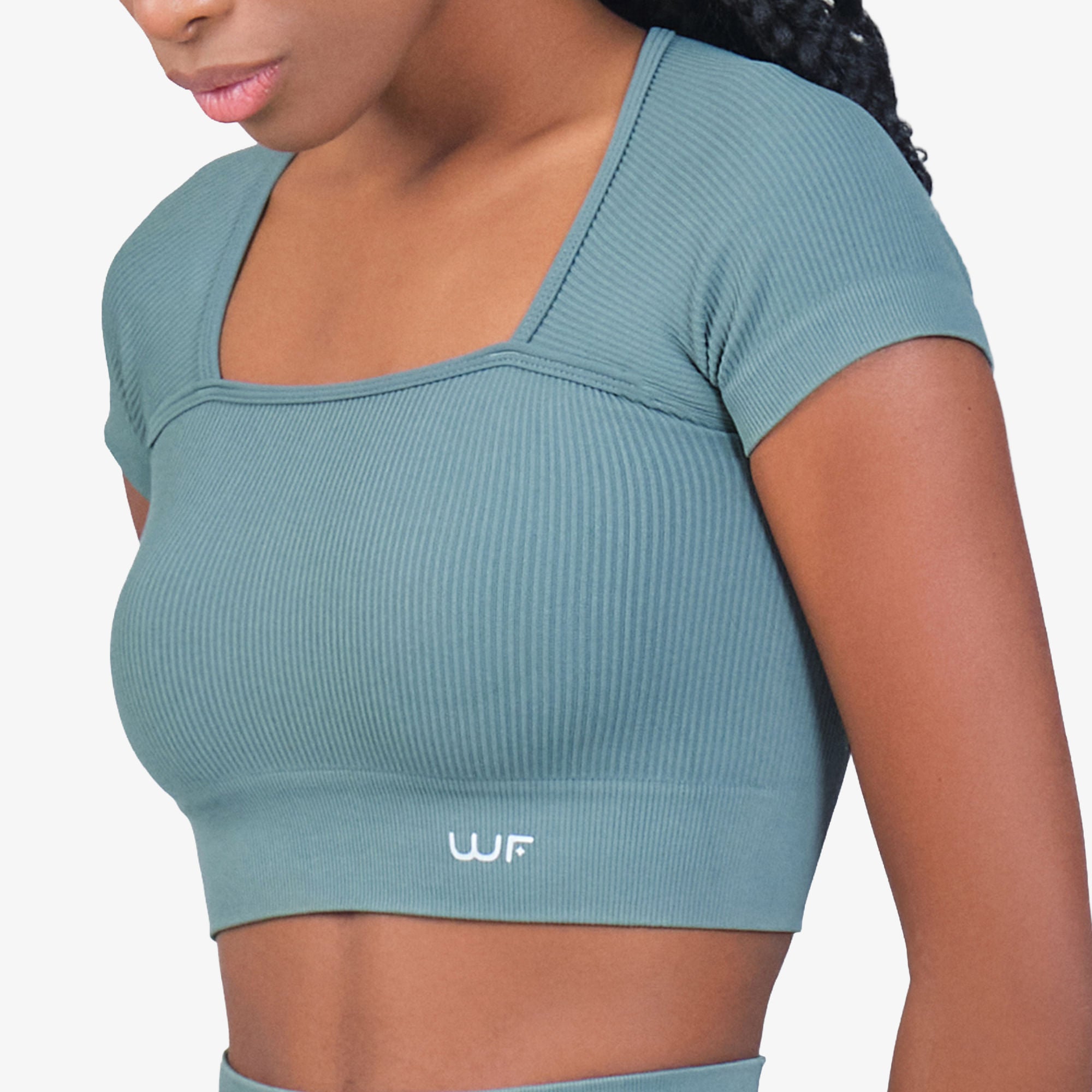 Blusa Corta Wonder Feel Mujer May Verde - imagen 1