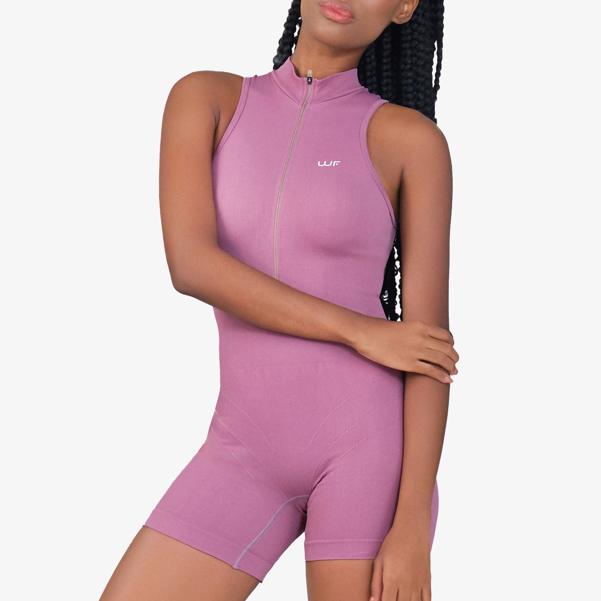 Enterizo Corto Wonder Feel Mujer Luxy Morado - imagen 1