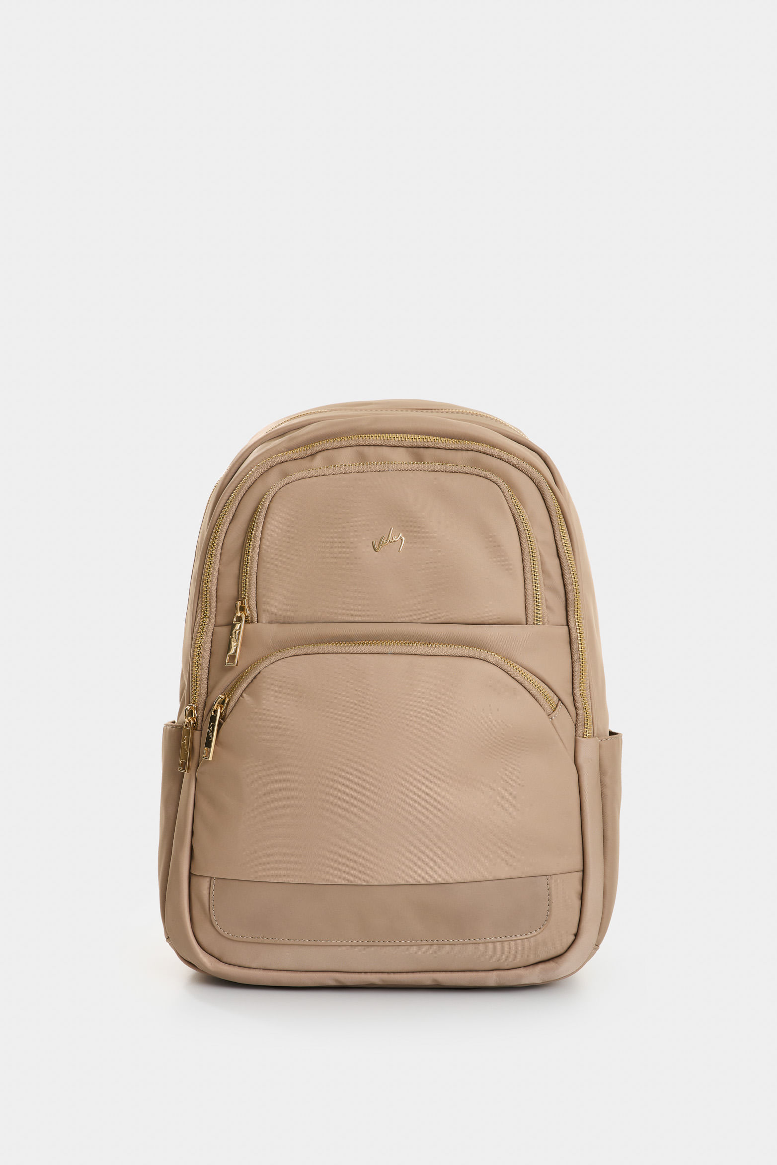 Tula morral en lona y cuero para mujer Biel - imagen 1