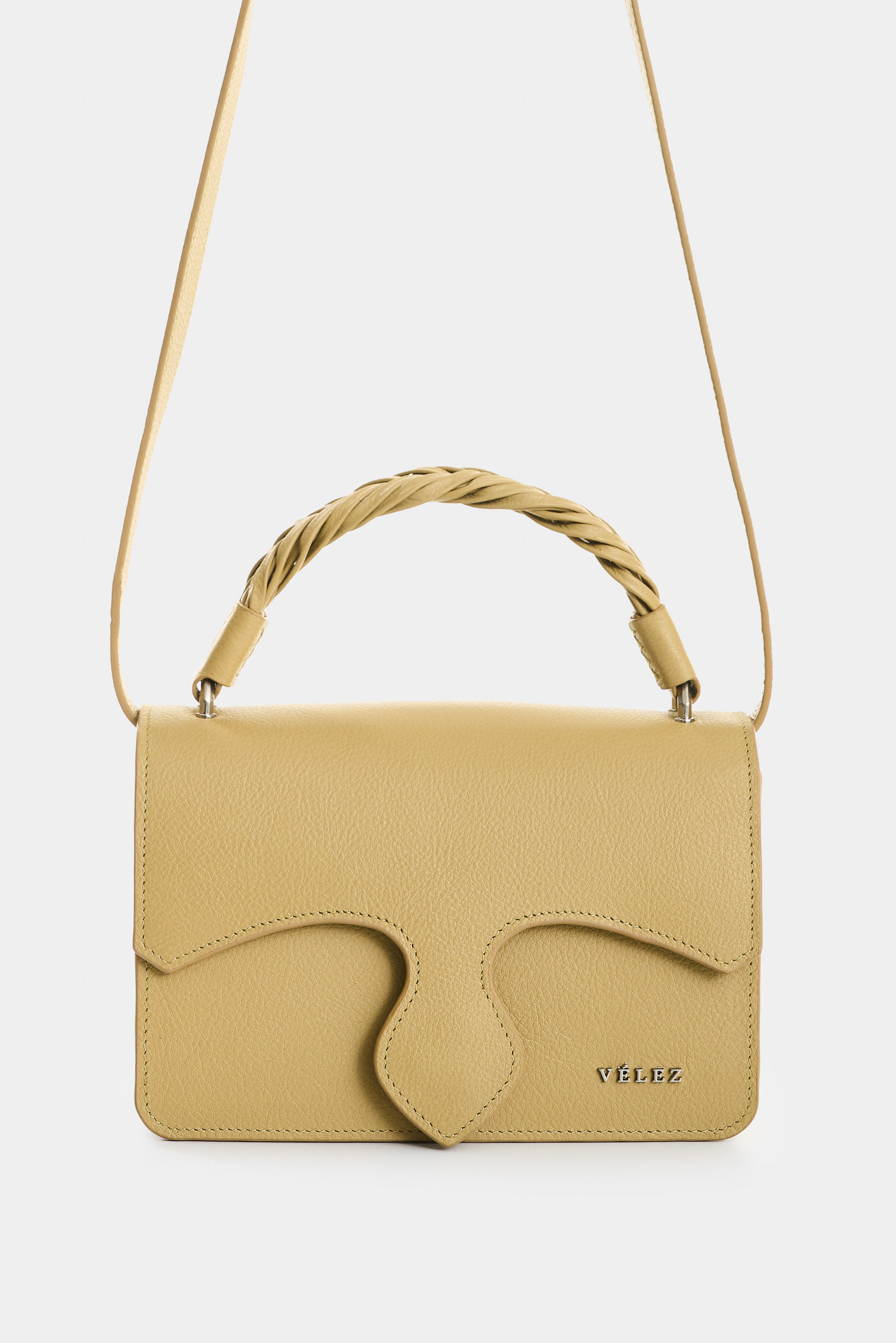 Bandolera Garniel en cuero para mujer - imagen 1