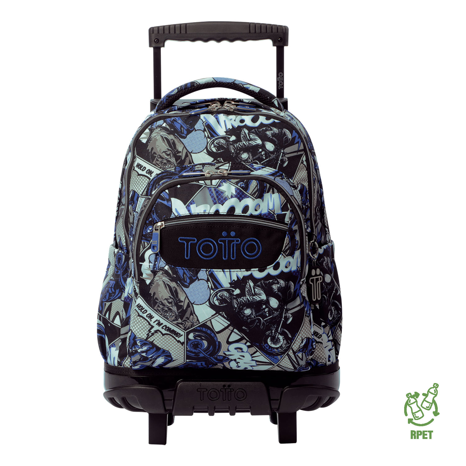 Morral Totto Con Ruedas Renglon - imagen 1