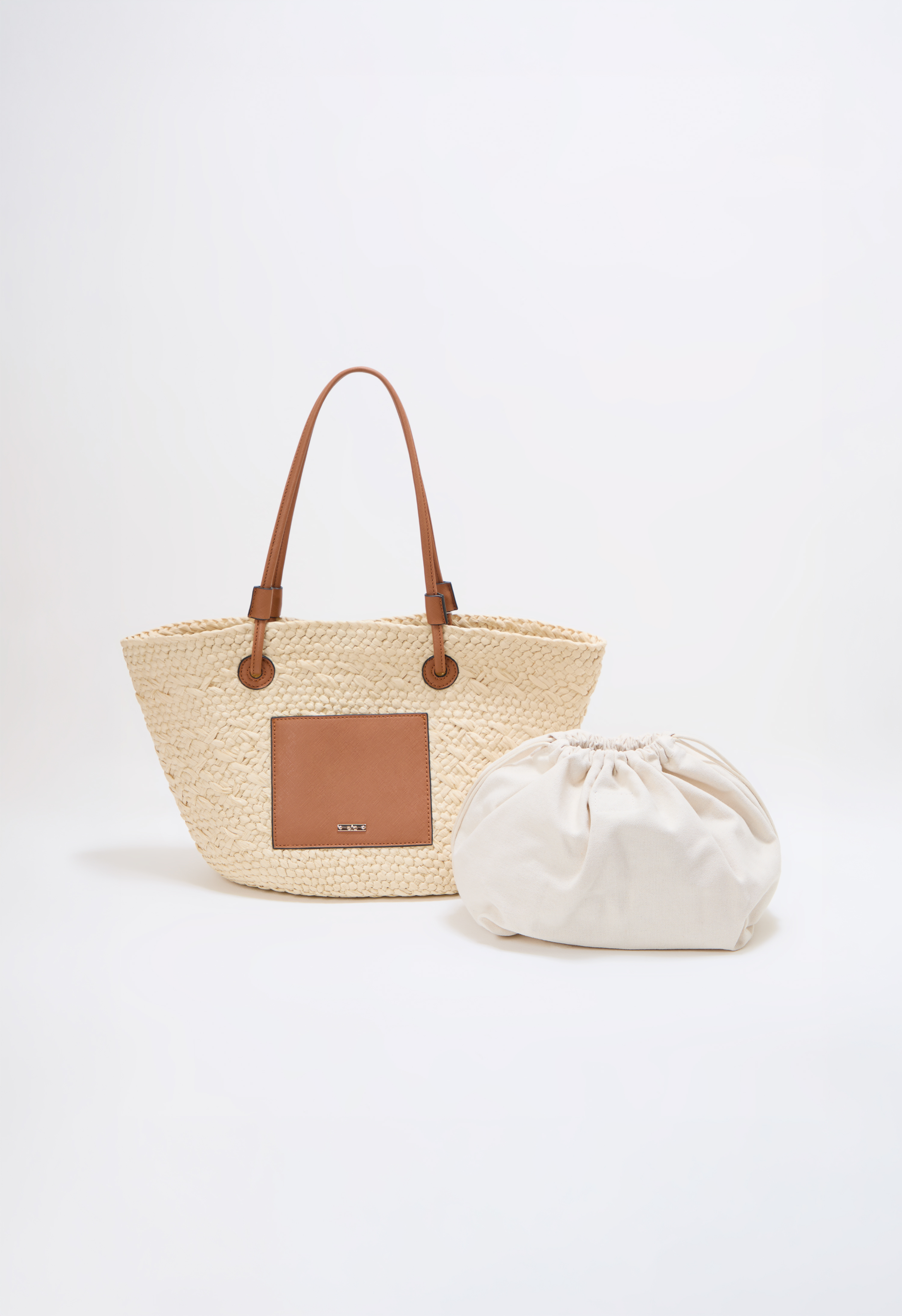 Bolso de hombro costero lona interno - imagen 1