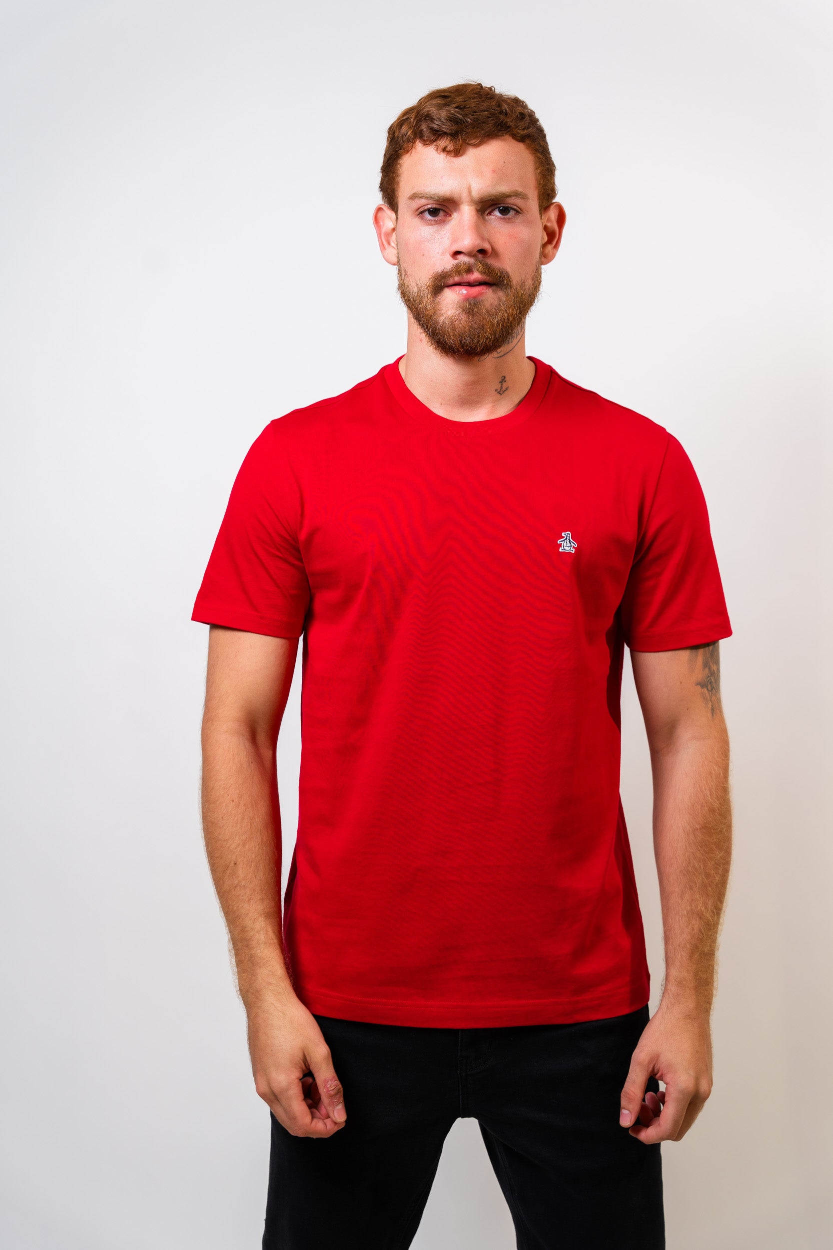 Camiseta Rojo Básica Hombre Penguin - imagen 1