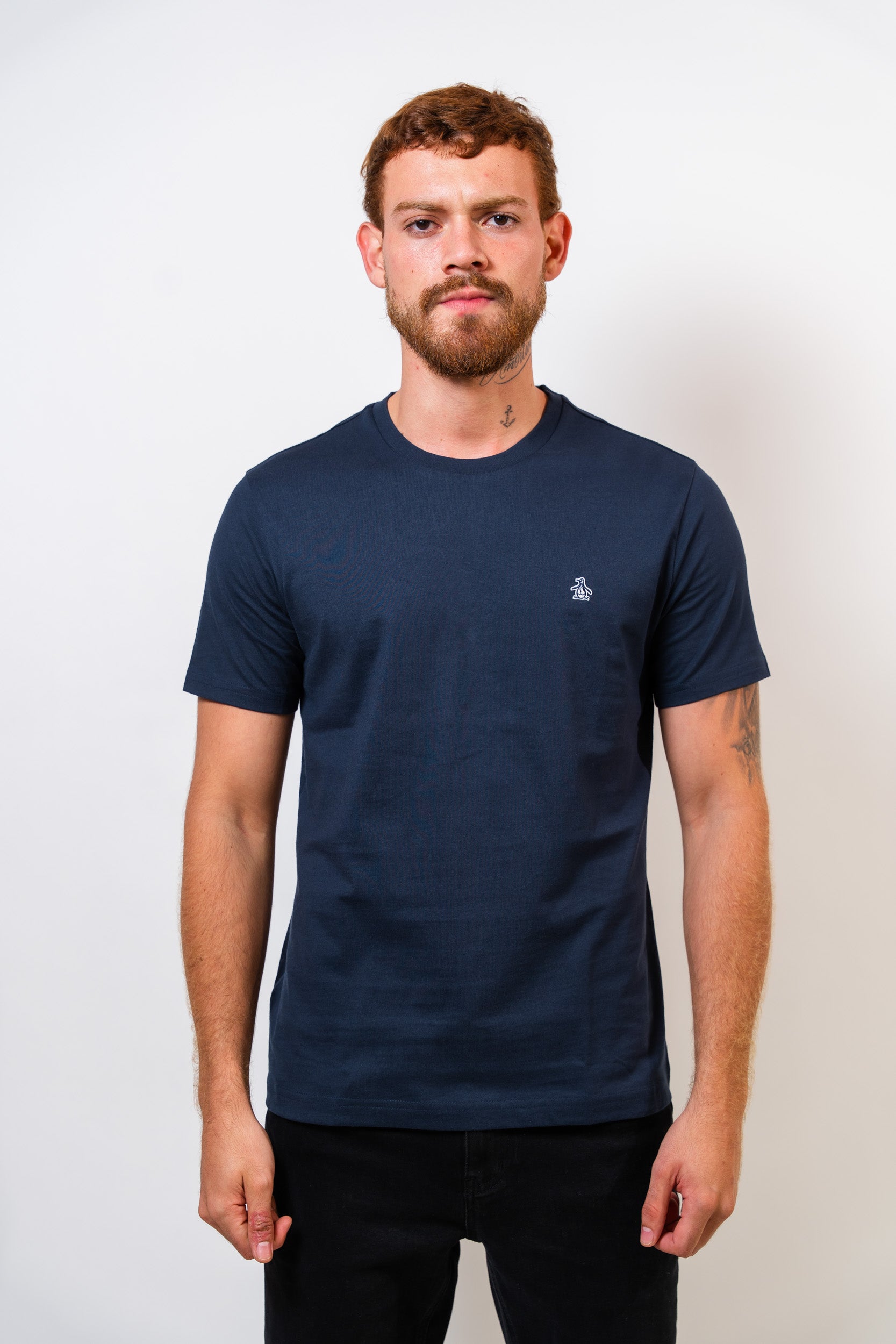 Camiseta Azul Oscuro Básica Hombre Penguin - imagen 1