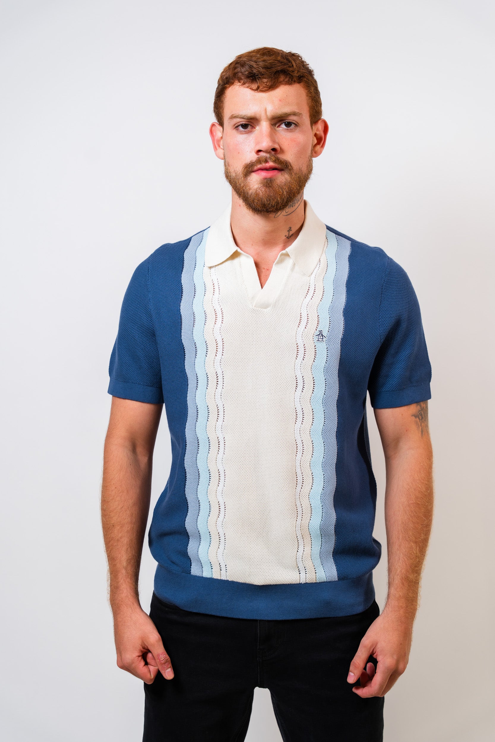 Polo Beige Hombre Penguin - imagen 1