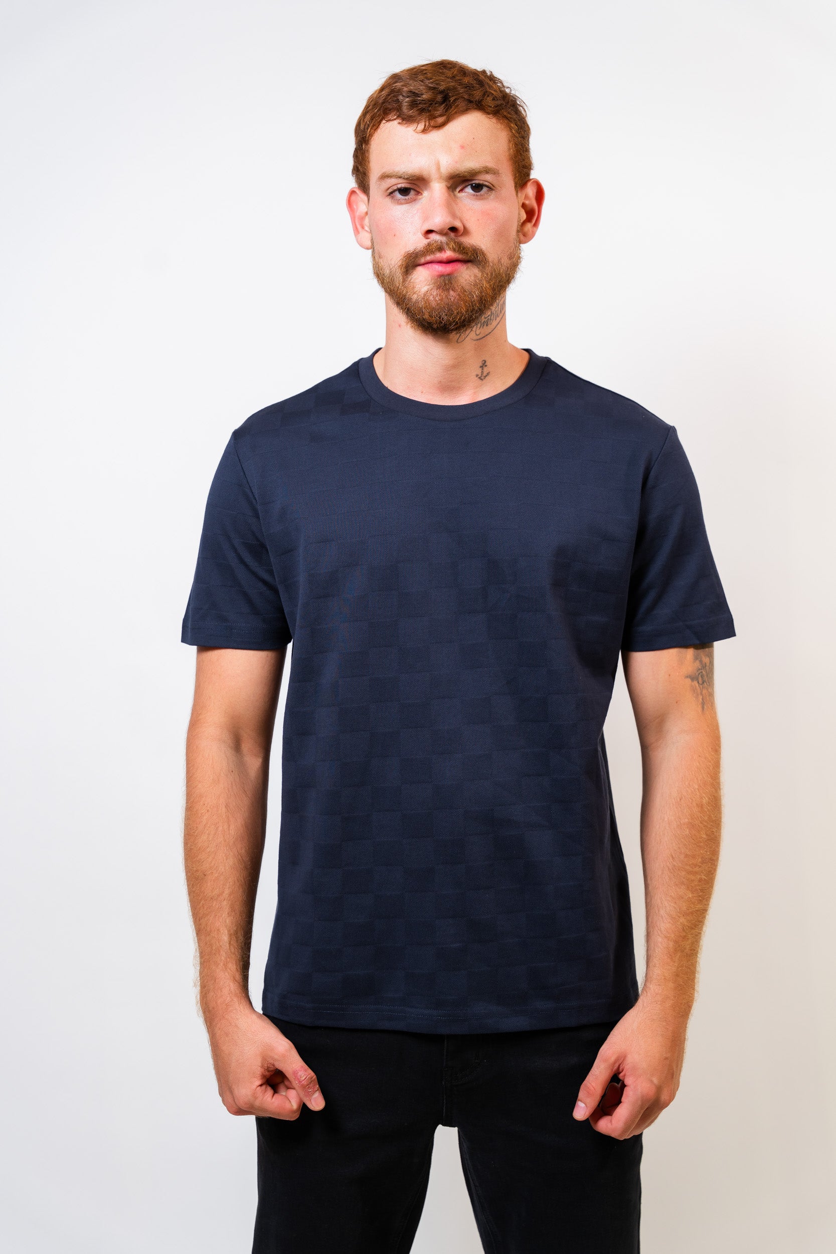 Camiseta Básica Azul Hombre Carven - imagen 1
