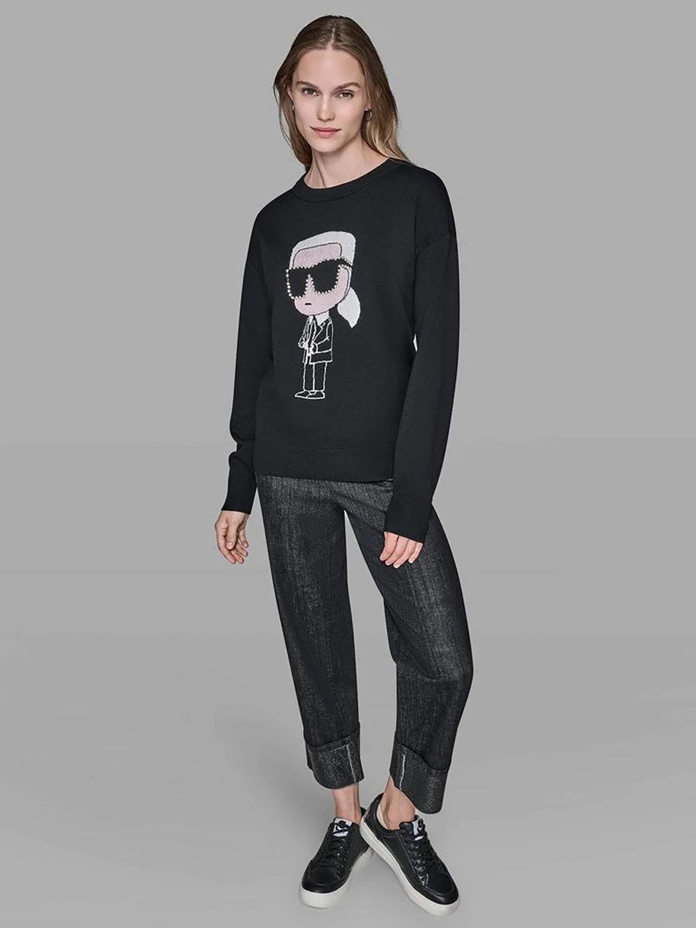 Buzo Negro Mujer Karl Lagerfeld - imagen 1