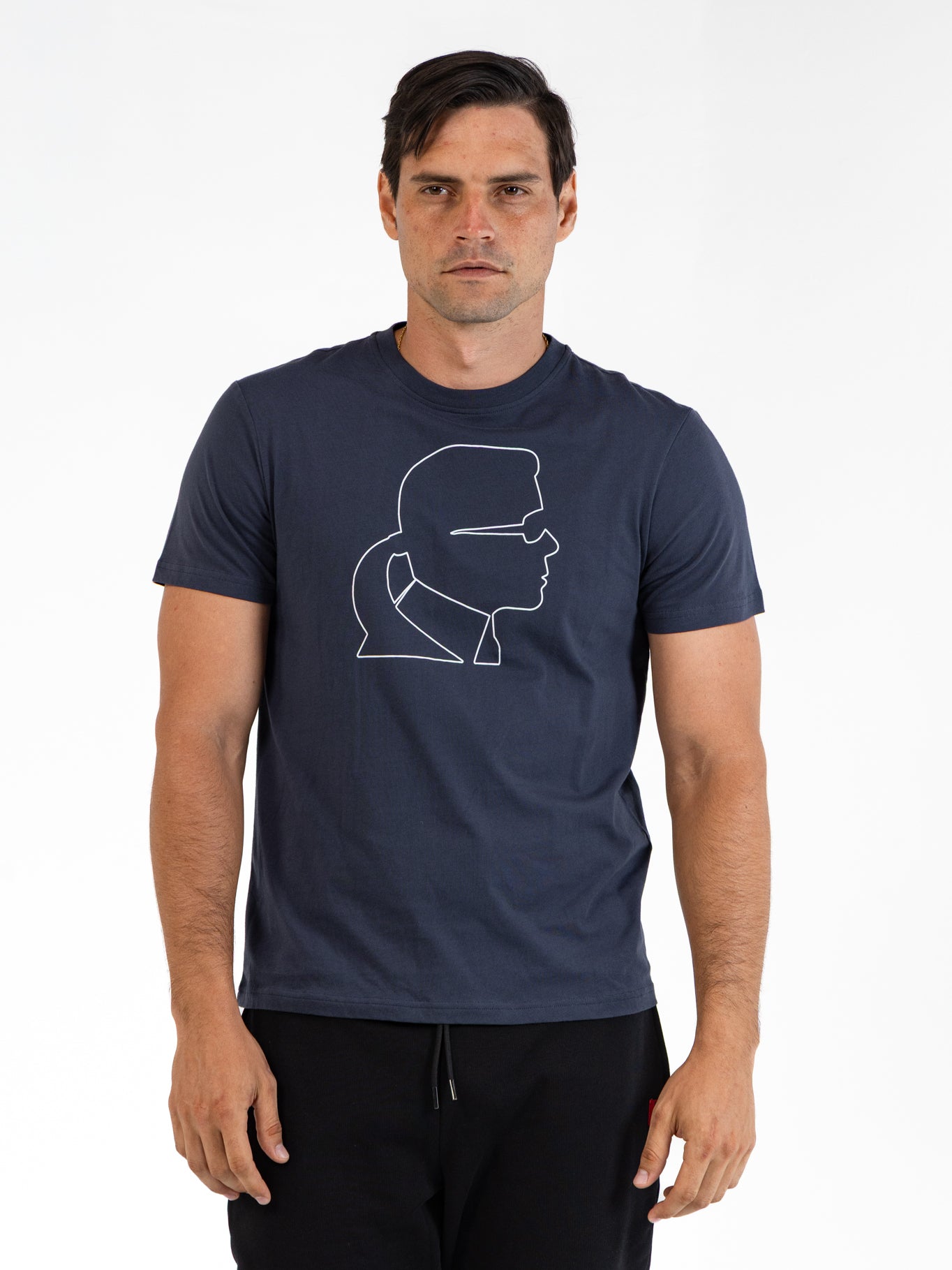 Camiseta Azul Hombre Karl Lagerfeld - imagen 1