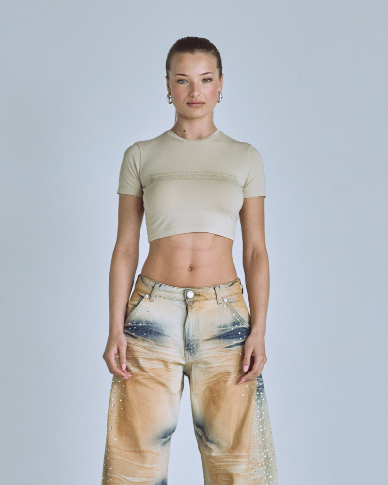 Baby Tee Women Undergold Golden Heritage - imagen 1