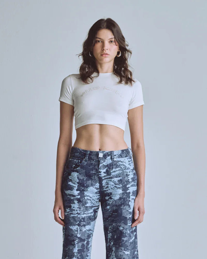 Baby Tee Women Undergold Capsule Blessed Are You - imagen 1