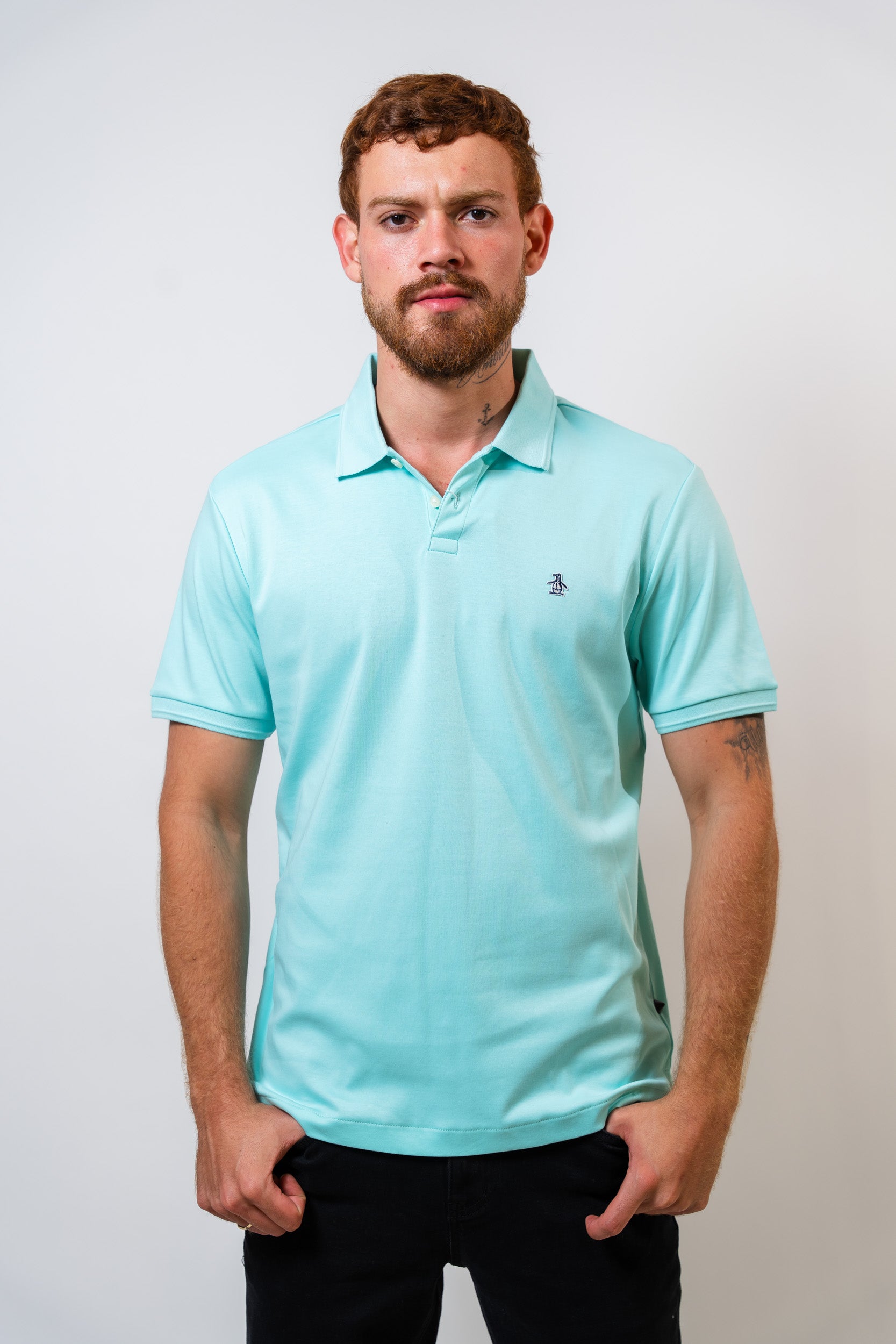 Polo Aguamarina Hombre Penguin - imagen 1