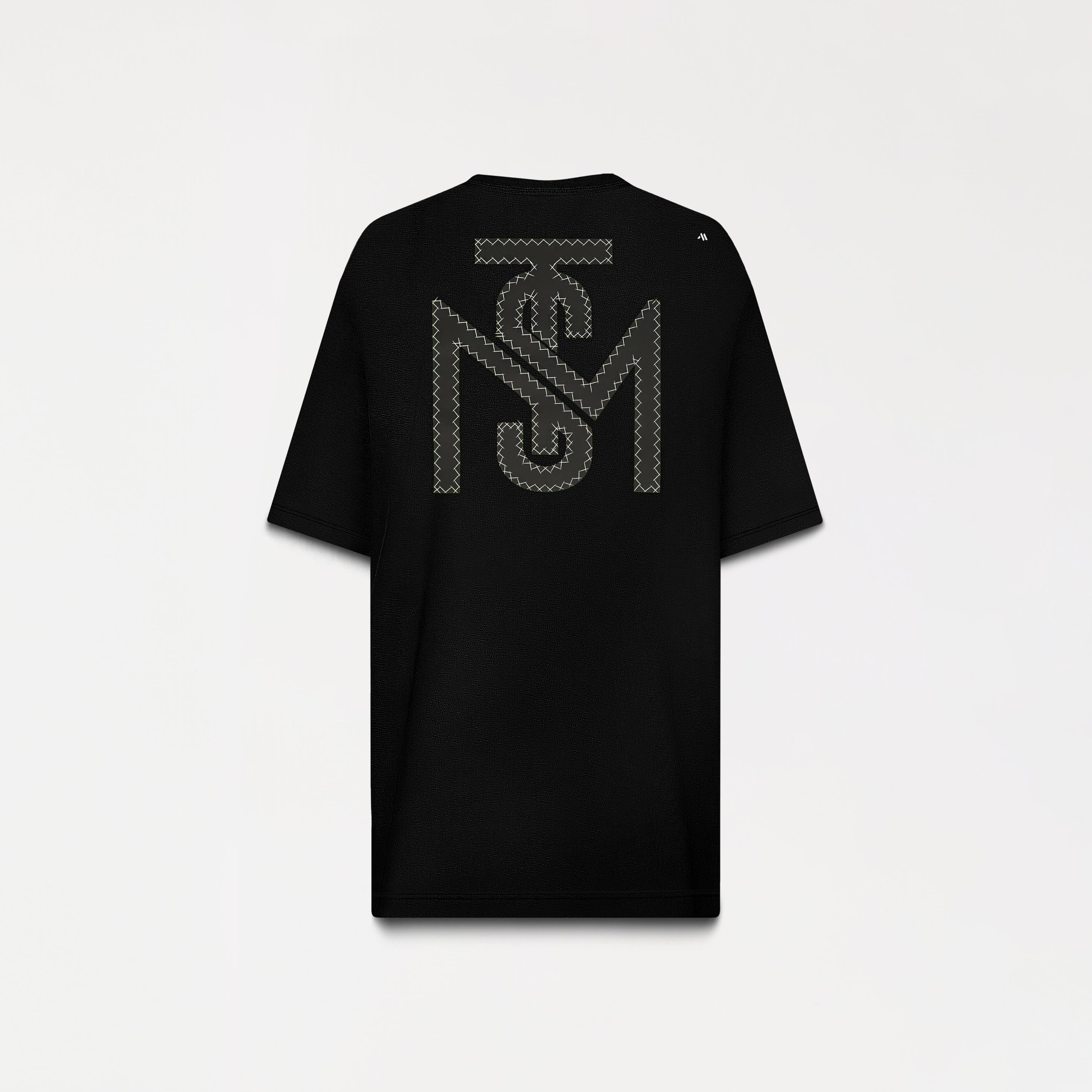 GIPFEL T-SHIRT OVERSIZED MEN BLACK - imagen 1